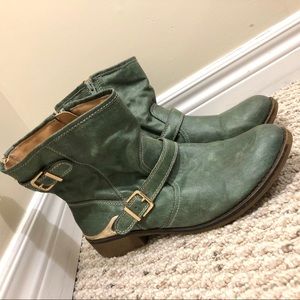 Mossimo Supply Co Green Kami Moto Boot